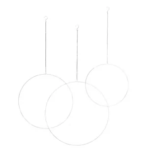 Dekoracja wisząca Tara White 3szt. - Dekoracje domu - miniaturka - grafika 1