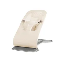 Leżaczki i huśtawki - Ergobaby 3 w 1 Evolve Bouncer Mesh, ergonomiczny leżaczek dla noworodków od urodzenia do małych dzieci, oddychająca huśtawka dla niemowląt z wkładką dla noworodków (2,5-13,2 kg), kremowy - miniaturka - grafika 1