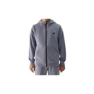 Chłopięca bluza 4F zapinana z kapturem sportowa TSWSM0926-34S - Bluzy dla chłopców - miniaturka - grafika 1