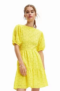 Desigual Sukienka damska, żółty, XL - Sukienki - miniaturka - grafika 1