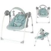 Leżaczki i huśtawki - LORELLI PORTOFINO - LEŻACZEK, BUJACZEK GREEN STAR - miniaturka - grafika 1