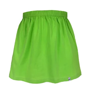 Spódnice - Zielona gładka bawełniana spódniczka dziecięca dla dziewczynki spódnica 128/134 - grafika 1