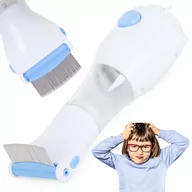 Szczotki i furminatory - Grzebień Na Wszy Gnidy Elektryczny Filtr Odkurzacz - miniaturka - grafika 1