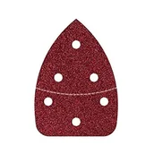 Materiały ścierne - Wolfcraft Nakładka ścierna samoprzyczepna korund 98 x 139 mm gr.40 (6szt.) 3136000 - miniaturka - grafika 1