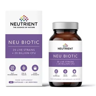 Synbiotyk Neu Biotic Neutrient, 60 kapsułek - Odchudzanie i oczyszczanie - miniaturka - grafika 1