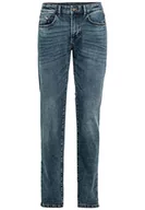 Spodenki męskie - Camel Active Męskie Spodnie Jeansowe z 5 Kieszeniami Slim Fit Madison, Green Cast, 40W / 34L - miniaturka - grafika 1