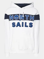 Bluzy męskie - North Sails Bluza 691250 Biały Regular Fit - miniaturka - grafika 1