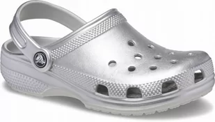 Dziecięce Buty Klapki Chodaki Crocs Classic Metallic Clog 23-24 - Moda i Uroda OUTLET - miniaturka - grafika 1