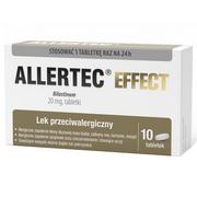 Leki na alergię - Allertec Effect 20mg x10 tabletek - miniaturka - grafika 1