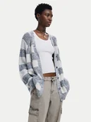 Swetry damskie - Desigual Kardigan Oxford 24WWJF70 Beżowy Regular Fit - miniaturka - grafika 1