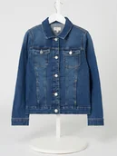 Kurtki i płaszcze dla dziewczynek - Kurtka jeansowa z dodatkiem streczu model ‘Sara’ - miniaturka - grafika 1