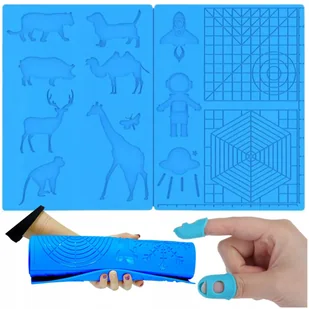 MATA SILIKONOWA FORMA SZABLONY DŁUGOPIS 3D WZORY - Długopisy 3D - miniaturka - grafika 1