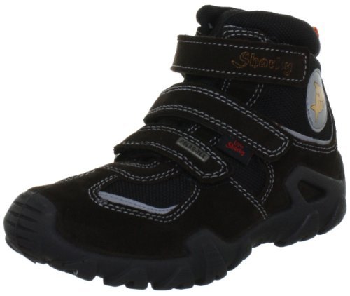 Capt'n Sharky David 470424 kozaki chłopięce, Braun Mokka czarny pomarańczowy 2, 33 EU