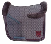 Czapraki - Mattes Potnik ujeżdżeniowy podszyty owczym futrem L Square Pad Quilt - miniaturka - grafika 1