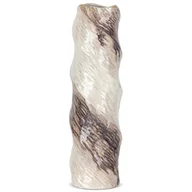 Wazony i flakony - Nowoczesny Wazon Ceramiczny Rosina 15X15X49 Kremowy - miniaturka - grafika 1