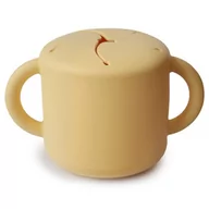 Kubki dla dzieci - Mushie Kubek Niewysypek na Przekąski Pale Daffodil - miniaturka - grafika 1