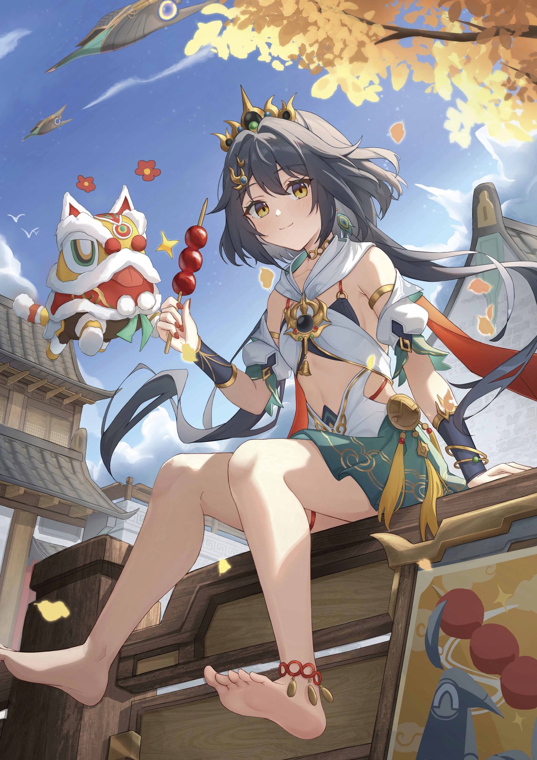 Plakat A3 Honkai Star Rail Hsr Anime Gra Yunli