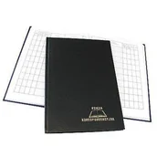 Druki akcydensowe - WARTA Książka korespondencyjna A4/300 czarna Warta - miniaturka - grafika 1