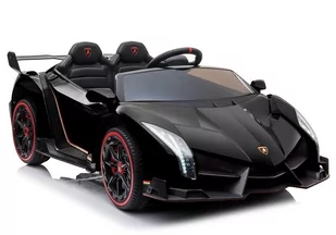 LEAN CARS Auto na akumulator Lamborghini Veneno Czarny - Pojazdy elektryczne dla dzieci - miniaturka - grafika 1