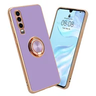 Etui i futerały do telefonów - Cadorabo pokrowiec ochronny na etui Huawei P30 w kolorze fioletowym pokrowiec ochronny na aparat magnetyczny uchwyt samochodowy - miniaturka - grafika 1