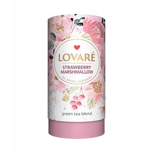 LOVARE HERBATA Strawberry Marshmallow liściasta 80g - Herbata - miniaturka - grafika 1