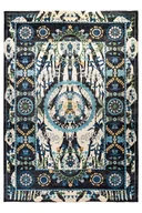 Dywany - Intrygujący Perski Dywan z Florystycznymi Motywami 120x180 cm - miniaturka - grafika 1