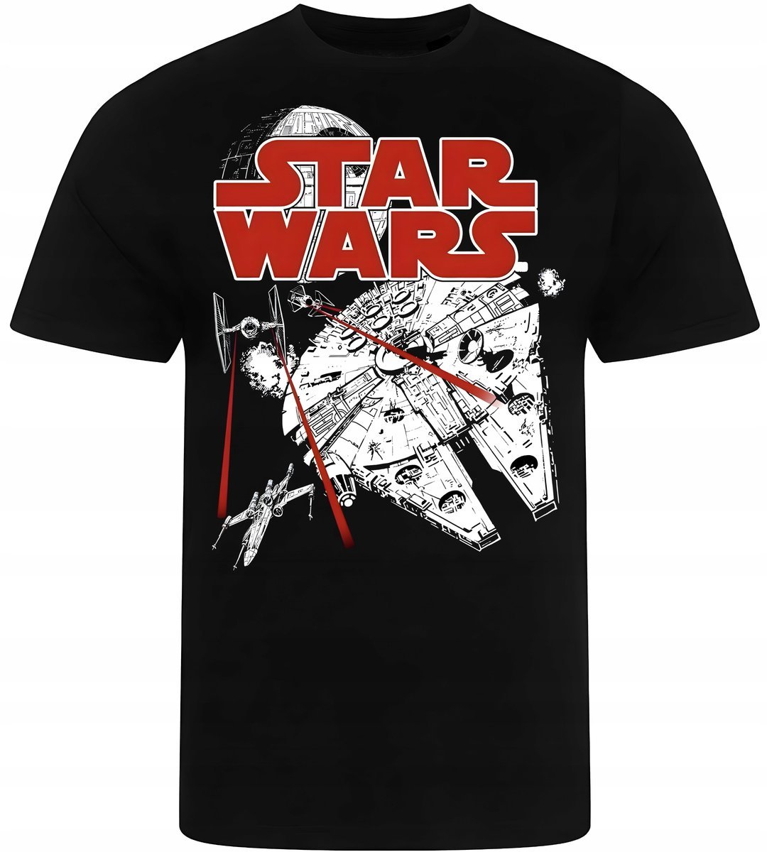 KOSZULKA MĘSKA NADRUK STAR WARS PREZENT PREMIUM L