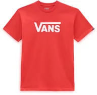 Koszulki męskie - t-shirt VANS CLASSIC TEE Racing Red/Marshmallow - miniaturka - grafika 1