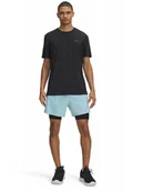 Spodenki męskie - Under Armour Szorty sportowe 2w1 w kolorze błękitno-czarnym - miniaturka - grafika 1