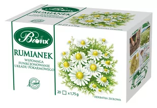 BiFIX Rumianek herbatka ziołowa ekspresowa 20 torebek 1125661 - Zioła - miniaturka - grafika 1