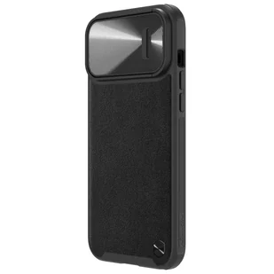 Nillkin CamShield Leather S Case etui iPhone 14 Pro Max pokrowiec z osłoną na aparat czarny - Etui i futerały do telefonów - miniaturka - grafika 3