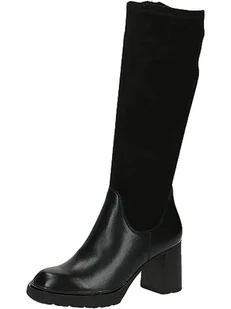 CAPRICE Botki 9-25614-41 szerokość G, czarny Comb, 40 EU - Botki damskie - miniaturka - grafika 1