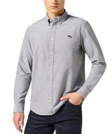 Koszule męskie - Koszula Wrangler OXFORD SHIRT 112357230 Grey L - miniaturka - grafika 1