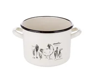 Garnki - Fl1 GARNEK EMALIOWANY PROSTY ROSÓŁ B/P 18CM 3,55L 000-GAR-2/18-COCK18 - miniaturka - grafika 1