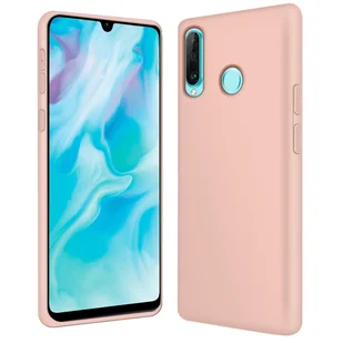Etui ochronne na telefon Huawei P30 Lite silikonowo-żelowe etui na telefon komórkowy, różowe - Etui i futerały do telefonów - miniaturka - grafika 1