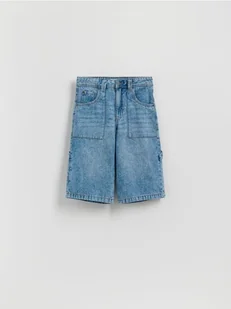 Reserved - Jeansowe szorty - niebieski - Spodnie i spodenki dla chłopców - miniaturka - grafika 1