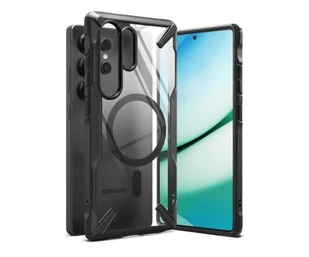 Ringke Fusion X Magnetic Magsafe do Samsung Galaxy S25 Ultra Black - Etui i futerały do telefonów - miniaturka - grafika 1