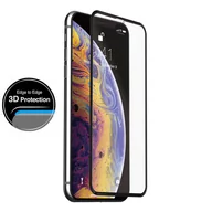 Szkła hartowane na telefon - Just Mobile Xkin 3D Tempered Glass Screen Protector - Szkło ochronne hartowane iPhone 11 Pro Max / Xs Max (Transparent/ Black) - miniaturka - grafika 1