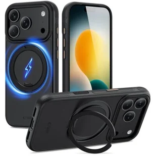 Etui TECH-PROTECT Quantum Standlock MagSafe do Apple iPhone 17 Pro Czarny - Etui i futerały do telefonów - miniaturka - grafika 1