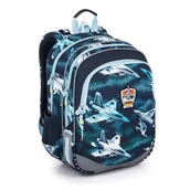 Plecaki szkolne i tornistry - Plecak szkolny z samolotem Topgal ELLY 24052 - miniaturka - grafika 1