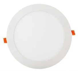 V-TAC LED panel do wbudowania okrągły, aluminiowa rama, 18 W, 3000 K, 1350 LM, średnica 225 MM, 205 MM wymiar otworu, biała 4860 4860 - Lampy sufitowe - miniaturka - grafika 2