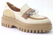 Półbuty damskie - Maciejka 06294-22 półbuty mokasyny damskie beżowe r.37 - miniaturka - grafika 1