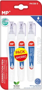 MP Korektor w długopisie 1.2 mm 4 ml 3 szt - Długopisy - miniaturka - grafika 1