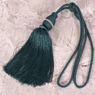 Akcesoria do wystroju okien - Sznur do zasłon EUROFIRANY, ciemnoturkusowy - miniaturka - grafika 1