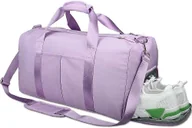 Torby sportowe - Walizka Sportowa, Fitness Torba Sportowa, Wodoodporna Torba Z Przegrodą na Buty, Torba Podpodróżna, Mężczyźni I Kobiety, Jasny (fioletowy) - miniaturka - grafika 1