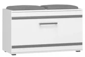 Szafki na buty - Szafka na buty do przedpokoju biel M9-L65 - miniaturka - grafika 1