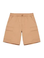 Spodenki damskie - United Colors Of Benetton Szorty materiałowe 4L2VC9046 Beżowy Regular Fit - miniaturka - grafika 1