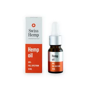 Olejek konopny CBD SWISS HEMP 30% Full Spectrum - Suplementy naturalne - miniaturka - grafika 1