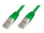 Kable miedziane - DIGITUS CAT 5e U-UTP patch cable PVC AWG 26/7 length 15m color green - miniaturka - grafika 1