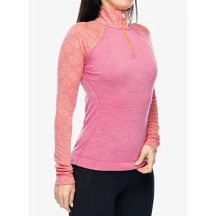 Bluza termoaktywna damska Smartwool Classic Thermal Merino BL 1/4 Zip Boxed - Bluzy narciarskie - miniaturka - grafika 1